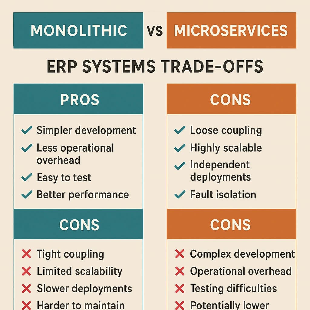 Микросервисы или монолит: что выбрать для своей ERP-системы?